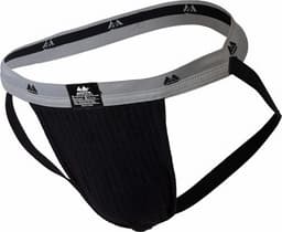 MM Sports The Original Swimmer/Jogger Jockstrap 1 inch Black - MAAT L - Heren Ondergoed - Jockstrap voor Man - Mannen Jock — thumbnail 1