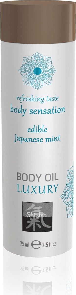 Luxe Eetbare Body Oil - Japanese Mint — afbeelding 1