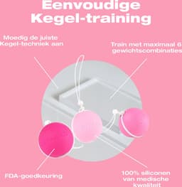 INTIMINA Laselle Kegel Routine – Bekkenbodemtrainer – 3 Gewichten — thumbnail 9
