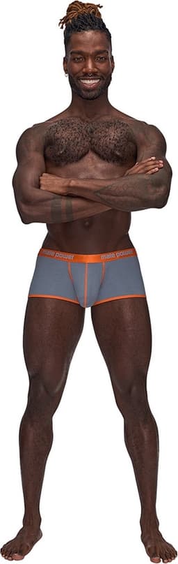 Male Power Uplift Mini Short - grey Medium — thumbnail 1