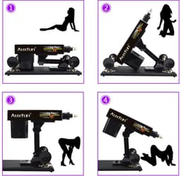 Auxfun® Basic Sexmachine Pakket Rémy Voor hem en haar! — thumbnail 2