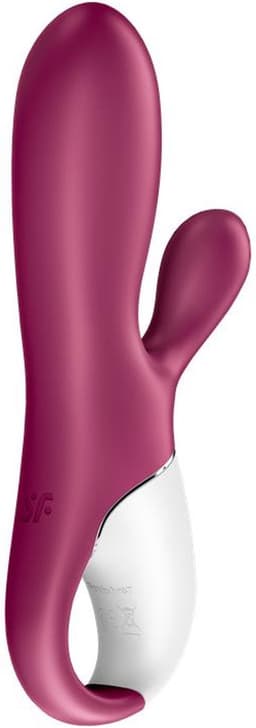 Satisfyer, Bluetooth Rabbit, Hot Bunny, 17,5 cm, met app, met warmtefunctie, 2 motoren, gemaakt van siliconen — thumbnail 5