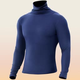 Thermisch ondergoed voor heren, fleece, dubbelzijdig, dun, lange mouwen, trui, winter, warm, baselayer — thumbnail 4
