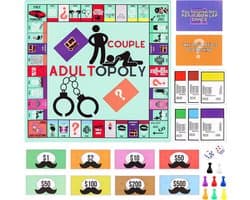 Adultopoly Board Games, Couples, Adults, Opoly couple games for couples, card game, partner games, adults, funny props - ShopVlot