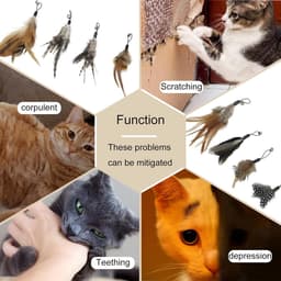 8 stuks vervanging van kattenspeelgoed, veilig en, perfect cadeau voor kattenliefhebbers — thumbnail 5