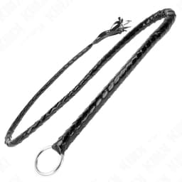 Lange Glanzende PVC Whip — thumbnail 4