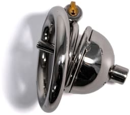Black Label - The Knob Dome Chastity Cage - Verwijderbare sound — thumbnail 3