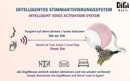 kattenspeelgoed met stemactivering en 4 reserveveren, elektrische — thumbnail 2