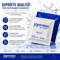 JOYDIVISION Super Thin condooms 100 stuks - Ultradun voor een natuurlijk gevoel, Premium natuurlatex, Veilig & dermatologisch getest, Duits kwaliteitsmerk — thumbnail 3
