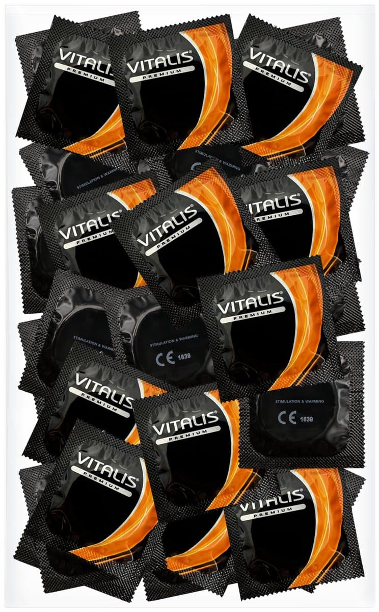 Vitalis stimulatie & warmte, 100-pack Condooms, 100 stuks — afbeelding 1