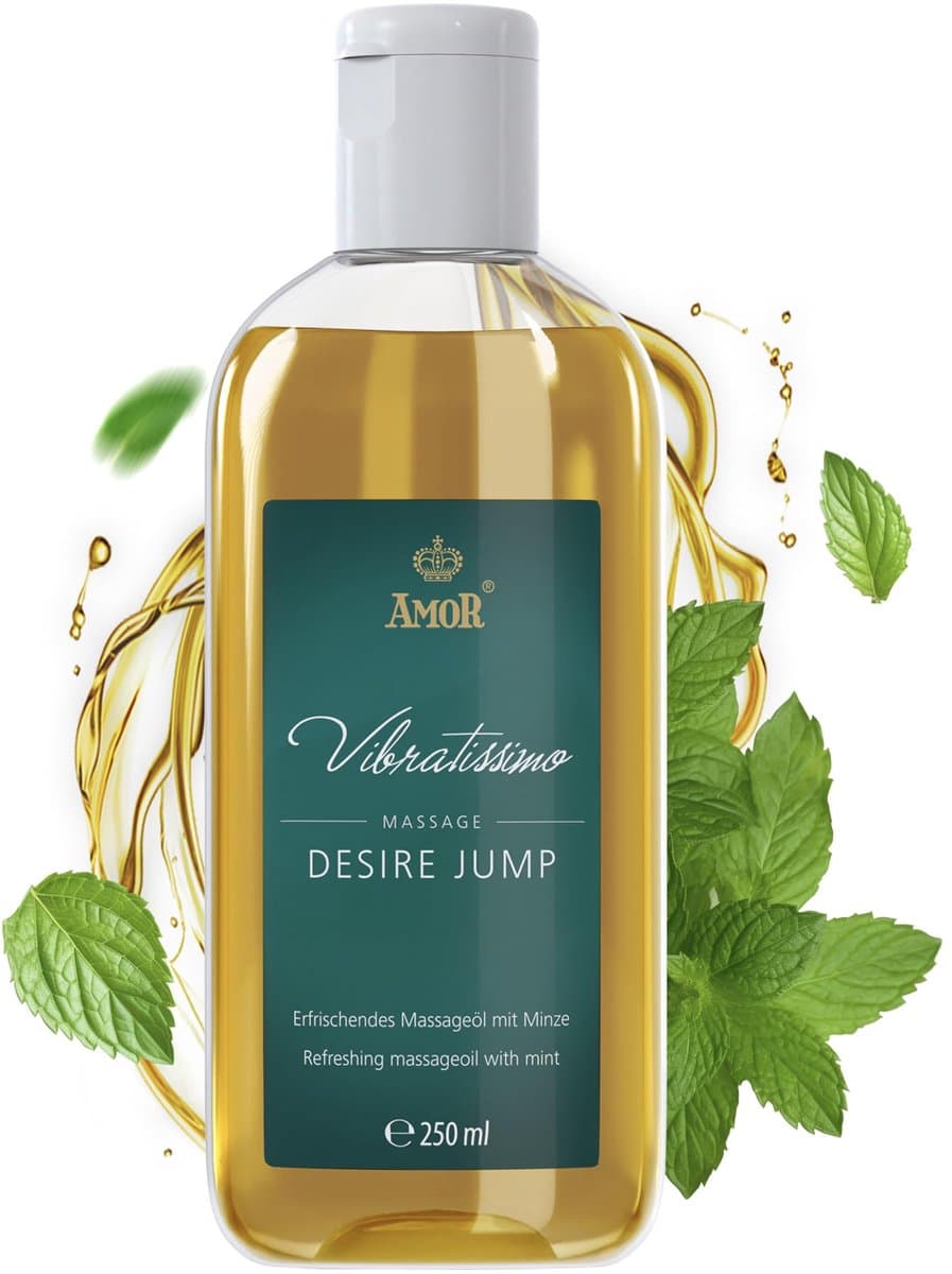 Vibratissimo 'Desire Jump': verfrissende massageolie met mint, erotische liefdesolie — afbeelding 1
