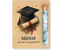 master afstuderen geschenk, sponsion cadeau - ShopVlot