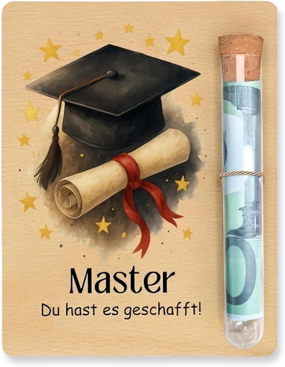 master afstuderen geschenk, sponsion cadeau - ShopVlot — afbeelding 1
