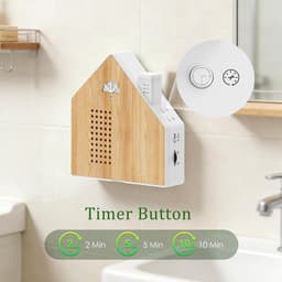 Box met Sensor en Led-lampjes, Natuurgeluiden Sound Box met 8 natuurlijke geluiden, Ontspannend vogelgezang voor badkamer, spa, gasten, toilet en ontspanning, individuele volumeregeling — thumbnail 4