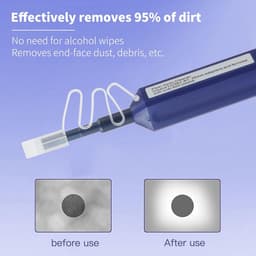 Glasvezel Optic Cleaner Pen - 1,25 mm MU/LC connectoren - blauw - effectieve reiniging - ShopVlot — thumbnail 4