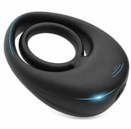 NØXA Hero - Cockring Vibrerend - Vibrerende Cockring - Penisring Siliconen - Flexibele Pasvorm - Meerdere Vibratiestanden- Sex Toys voor Koppels- Mannen - Zwart — thumbnail 1