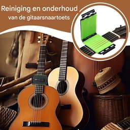 Instrumenten Reiniger - Snaar Verzorging - Muziek Instrument - Diepe Reinigingswerking - 11 x 7 x 3 cm - Koord rand — thumbnail 5