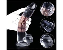 Oneay S Realistische penis met sterke zuignap, unisex speeltje, anaalplug, seksspeeltje voor stellen, anaalpenis voor mannen/vrouwen/homoseksuelen, seksspeeltje voor volwassenen of seksspeeltje voor beginners.