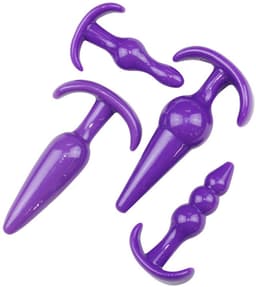 Daity 9-delige siliconen anale plug-set – Trainingsset voor beginners – Siliconen anale plug, dildo-kralen en prostaatmasseur – Seksspeeltjes voor mannen en vrouwen — thumbnail 4