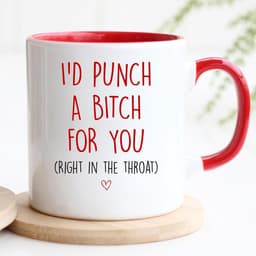 Grappige Mok - Nieuwigheid mok Valentijnscadeau - Cadeau geven - Gedurfde verklaring - 11 Ounces - Rood — thumbnail 2