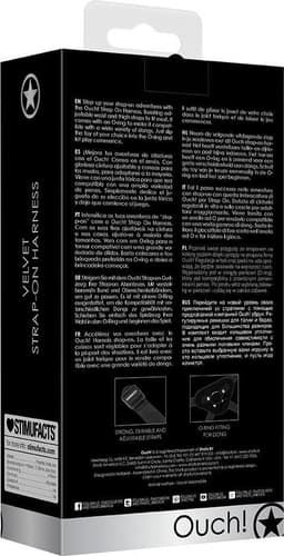 Shots - Ouch! Verstelbaar Harnas met O-Ring voor Dildo black — thumbnail 6
