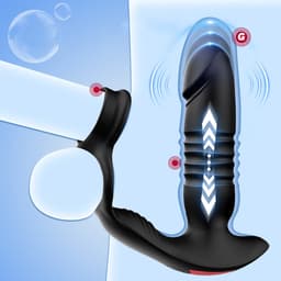 IntiMate® PleasurePulse Prostaat Massager Mannen met Dubbele Cockring - 7 Vibratie- en Stootstanden - Vibrerende Buttplug Met Afstandsbediening en App - Prostaat Stimulator - Luxe Anale Dildo met Penisringen - Alles-in-1 Sex Toys voor Mannen — thumbnail 8