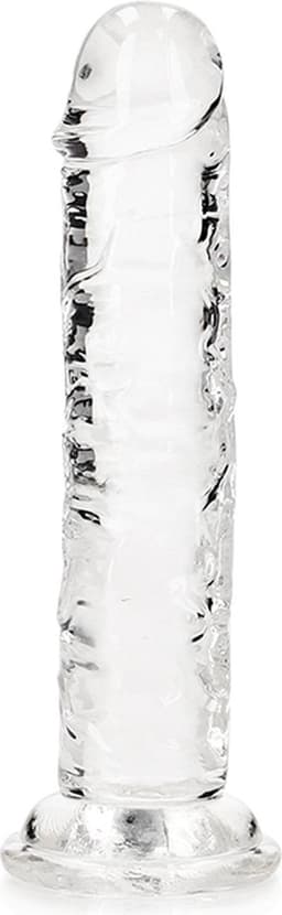 Shots - RealRock REA150TRA1 - Straight Realistic Dildo Suction Cup - 6'' / 14,5 - Tra — thumbnail 6