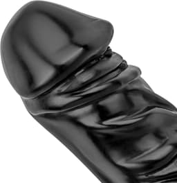 All Black Grote zwarte realistische dildo 33 cm — thumbnail 3