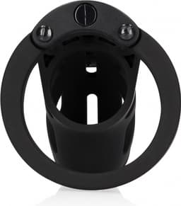 Model 23 - Chastity Cage - 2.5'' / 6,5 cm - Black — thumbnail 6