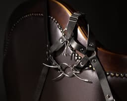 Shots - Ouch! Head Harness met Spider Gag en Neushaken - Zwart — thumbnail 13