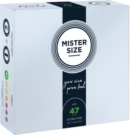 MISTER SIZE 47 Ultra Dunne XS condooms 36 stuks (verkrijgbaar in 7 maten) — thumbnail 5