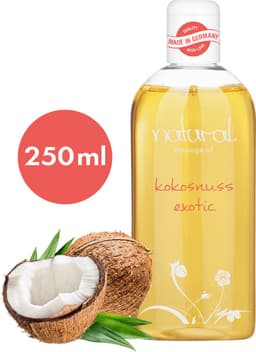 Natural Wellness massageolie, erotische massageolie, exotische kokosgeur, 250 ml — thumbnail 3