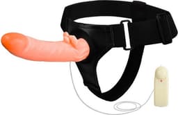 Hismith Vibrerende Strap-on Dildo met Harnas – 17,8 cm – 10 Vibratiestanden – Zwart — thumbnail 3