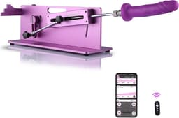 PRO 5 Premium Seksmachine TableTop KlicLok Smart App Paars — thumbnail 1