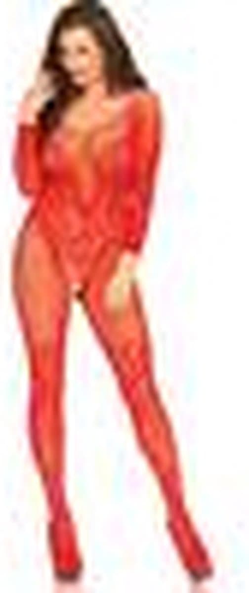 Vine lace and net bodystocking — afbeelding 1