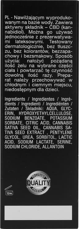 CBD Cannabis Waterbased Lubricant - 50 ml — thumbnail 9