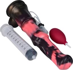 Mega Dildo - Grote Dildo - Dikke Dildo - Extreme Dildo - Anaal Groot - Reusachtige Dildo XXL - Buttplug XXXL Monster Dildo - Fantasy Dragon Dildo - Animal dildo - Anaal Groot - Zuignap - met Spuitfunctie — thumbnail 2