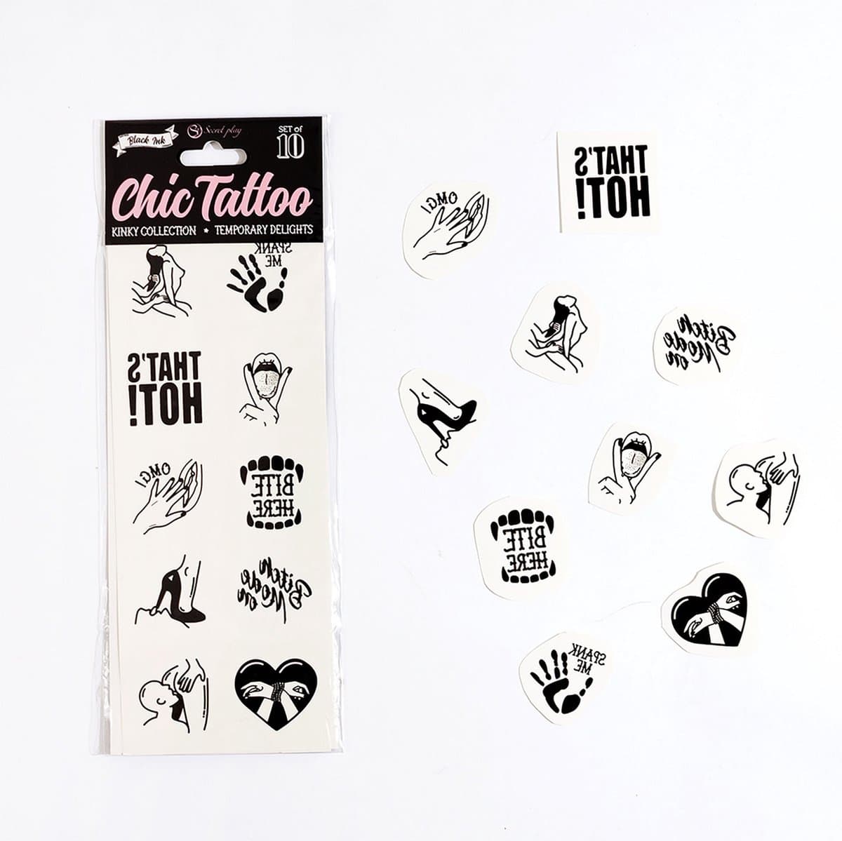 Kinky Chic Temporary Tattoo — afbeelding 1