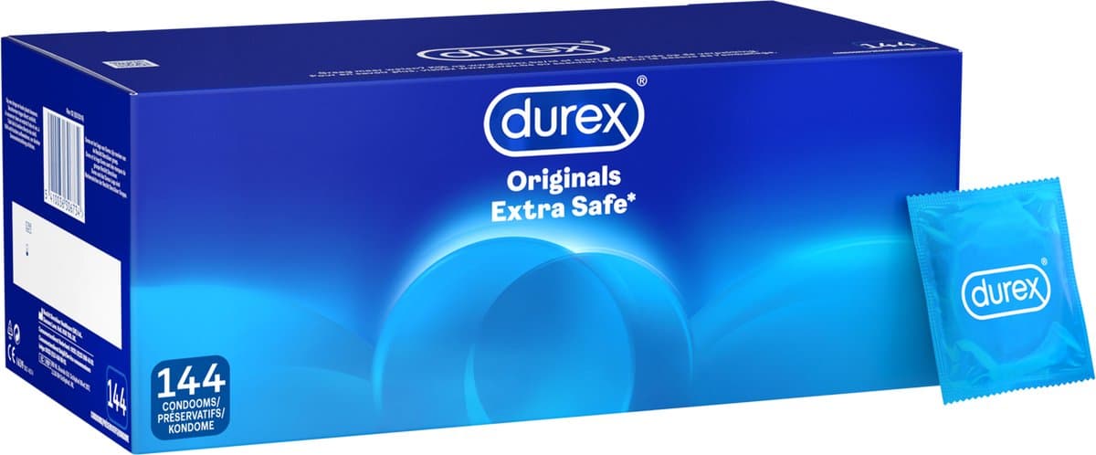 Durex Condooms Extra Safe 144st - 2 Stuks - Voordeelverpakking — afbeelding 1