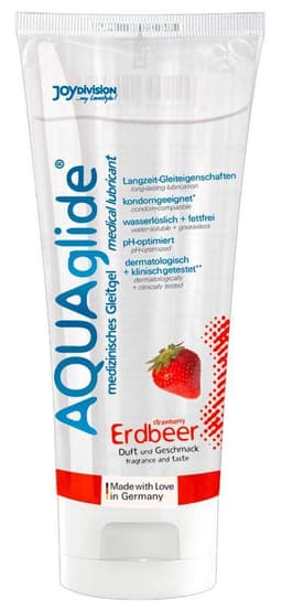 Aquaglide Strawberry - 100 ml - Glijmiddel — thumbnail 6