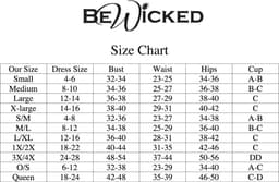Be Wicked - Crazy For You - Bodystocking - Zwart - Plus Size — thumbnail 3