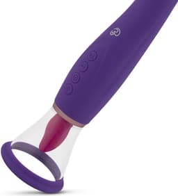 EasyToys - Pleasure Pump met G-Spot Vibrator - Vibrators voor Vrouwen - Clitoris Zuiger - Clitorispompen - Sex Toys voor Vrouwen - Vibrators - Seksspeeltjes - Clitoris Stimulator - Paars — thumbnail 6