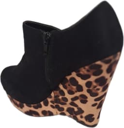 BELLUCI-EROTISCHE PUMP-SLEEHAK 14CM-ANIMALPRINT-SUEDELOOK-41 — thumbnail 2