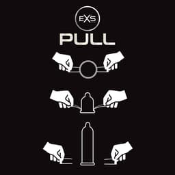 EXS Pull On Unique - 3 latexvrije condooms met pull-on strip — thumbnail 18