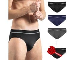 3-Pack Microvezel Herenslips naadloos en ademend - Zacht & Comfortabel Ondergoed