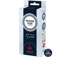 MISTER SIZE 60 Ultra Dunne XL condooms 10 pack (verkrijgbaar in 7 maten)