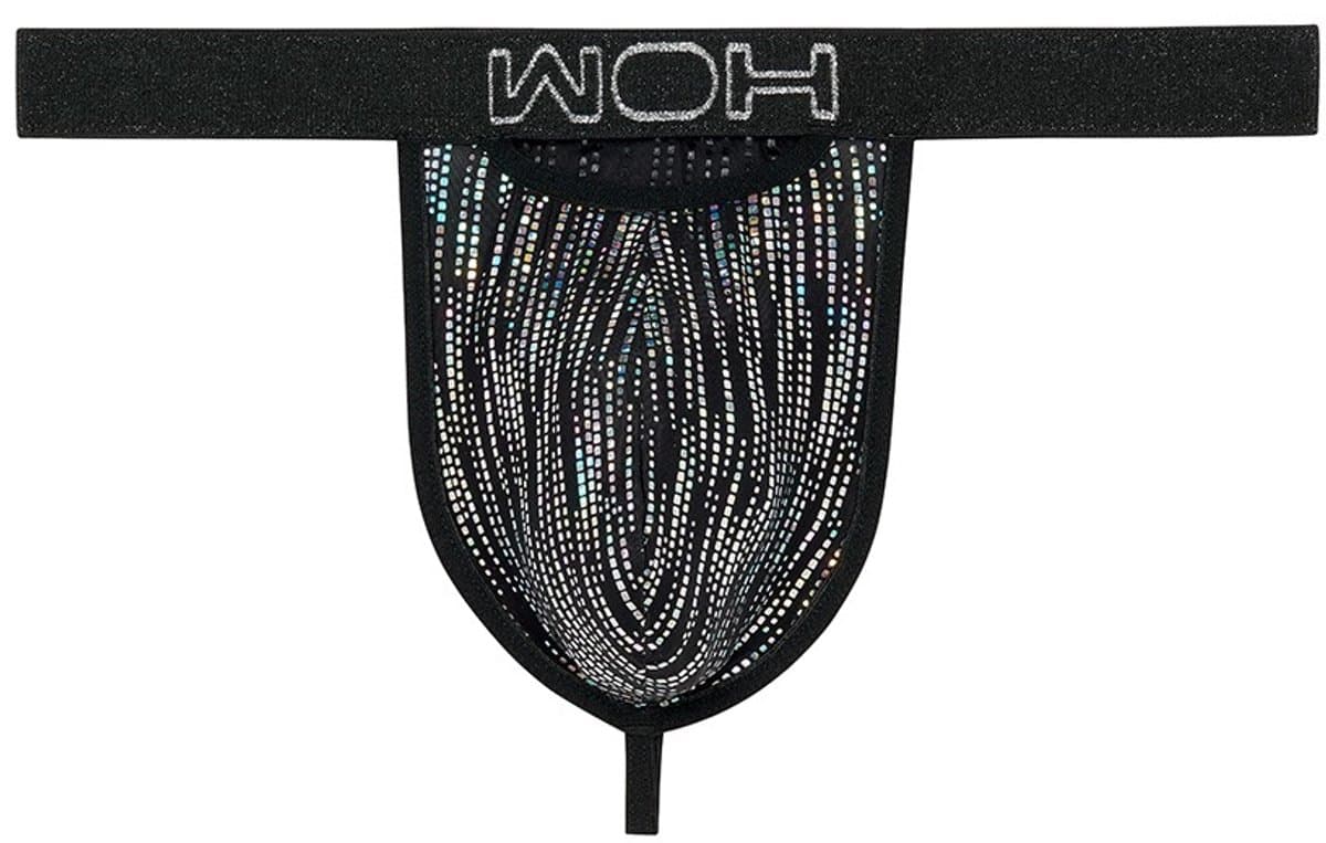 WOH heren microfiber G-string pure seduction zwart — afbeelding 1