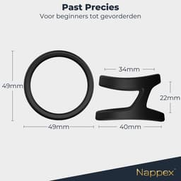 Cockring Siliconen - Nappex™ Uru Penisring voor een Hardere Erectie [Discreet Verzonden] - Rekbare Ballstretcher - Sex Toys voor Mannen en Koppels - Kamasutra - BDSM - Seksspeeltjes Zelf Aftrekken - Erotiek — thumbnail 4