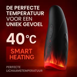 Toys Hub® Automatische Masturbator PRO met Glijmiddel & E-book - 10 Vibraties - Smart Heating - Pocket Pussy - Blowjob Simulator - Elektrisch - Sex Toys voor Mannen Zelf Aftrekken - 14 CM — thumbnail 6
