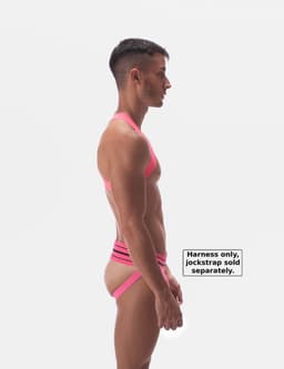 Barcode Berlin Harness Leonsh Neonpink - MAAT M — thumbnail 3